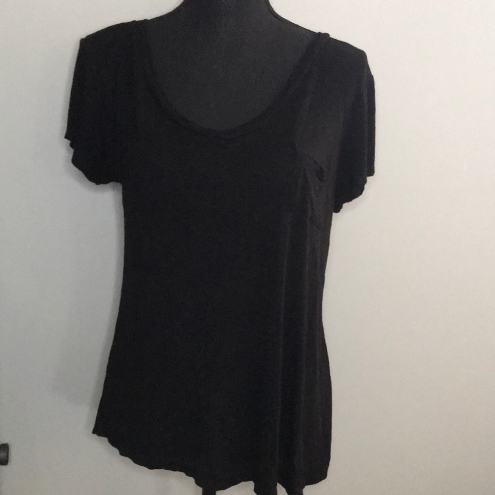 Bozzolo black burnout t-shirt